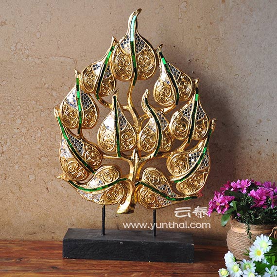 (清仓)菩提叶摆件批发 - 云泰(清仓)菩提叶摆件批发网提供专业泰国工艺品 ,家居饰品,(清仓)菩提叶摆件批发